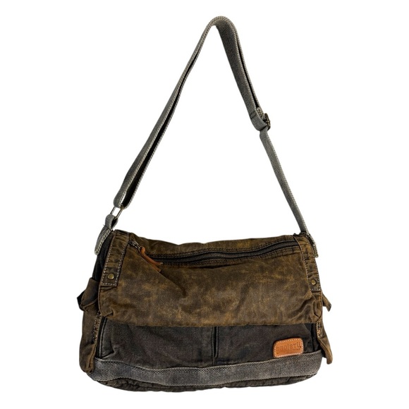 Bed Stu Other - Bed Stu Hawkeye Oil Slick Canvas Messenger Bag